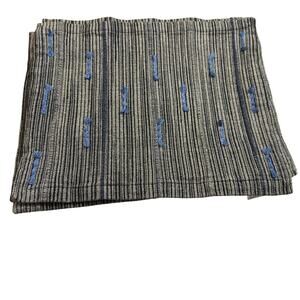 Crate & Barrel Textured Handwoven Placemat Patterned Boho Metro Urban Tabletop